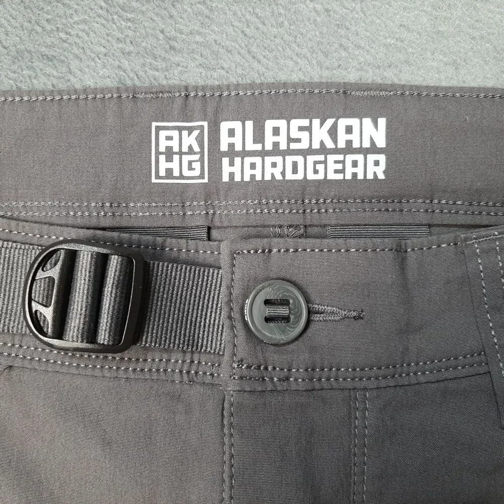 NEW Alaskan Hardgear Pants Mens 34x32 Gray Free Rein Duluth Work Hiking AKHG